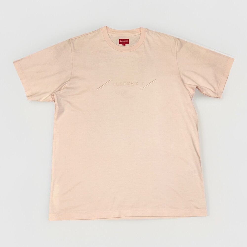 Supreme New York Pink T-Shirt Size Large